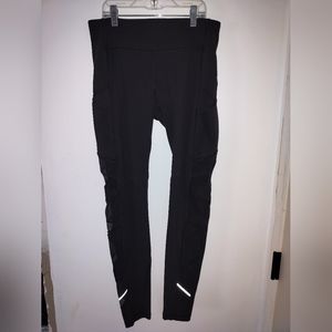 Lululemon speed up tight 28" mesh black size 8